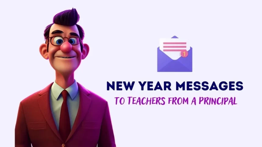 New Year Messages to Teachers from a Principal